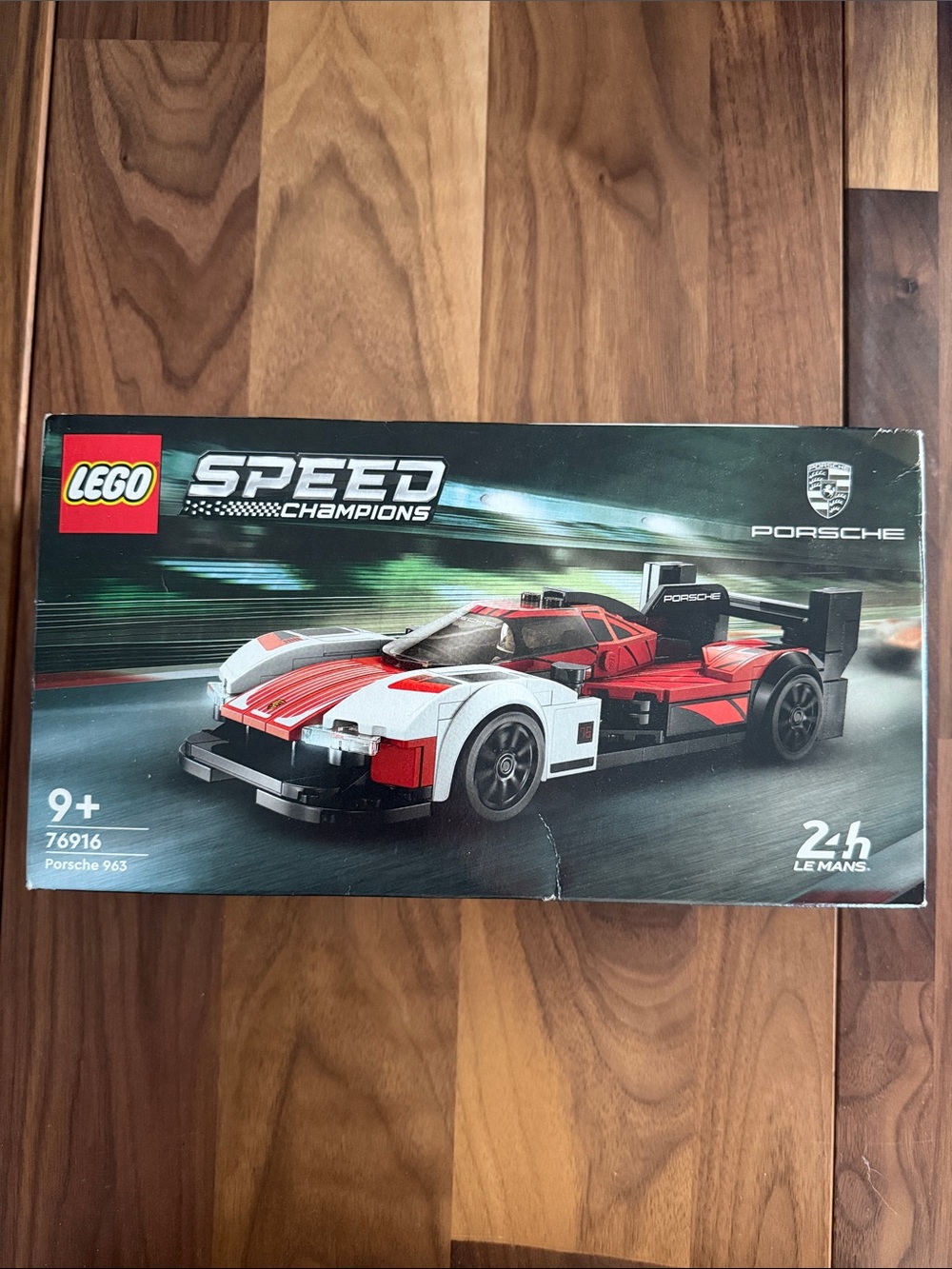 LEGO Porsche 963 Race Car in Red, White & Black